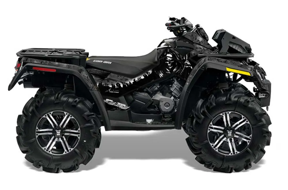 Can Am Outlander XMR 800R ATV Graphic Kit - 2006-2012 Reaper Black