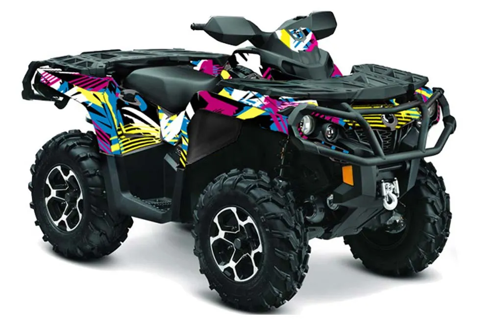 Can Am Outlander XMR / MAX / XT ATV Graphic Kit - 2006-2011 Flashback