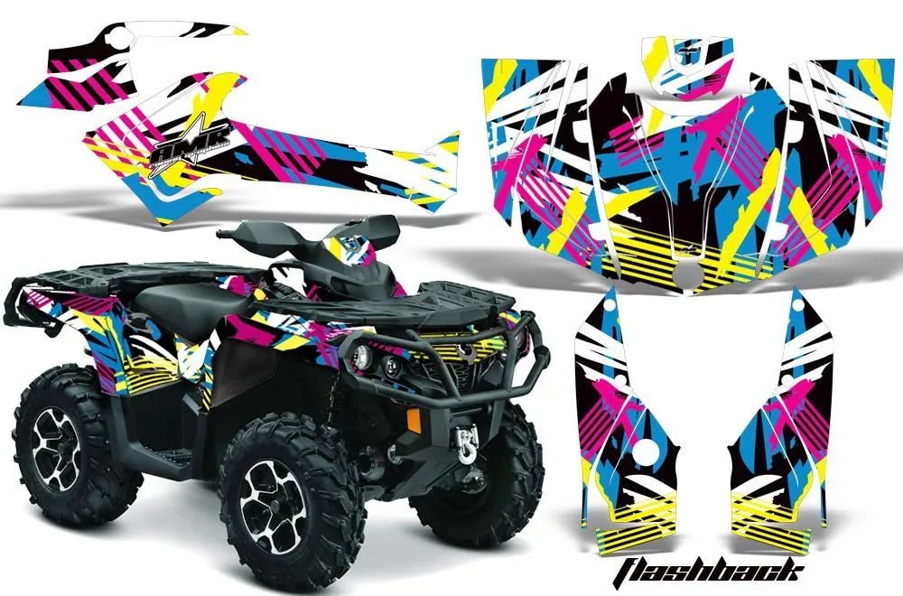Can Am Outlander XT / DPS / SST ATV Graphic Kit - 2013-2016 Flashback