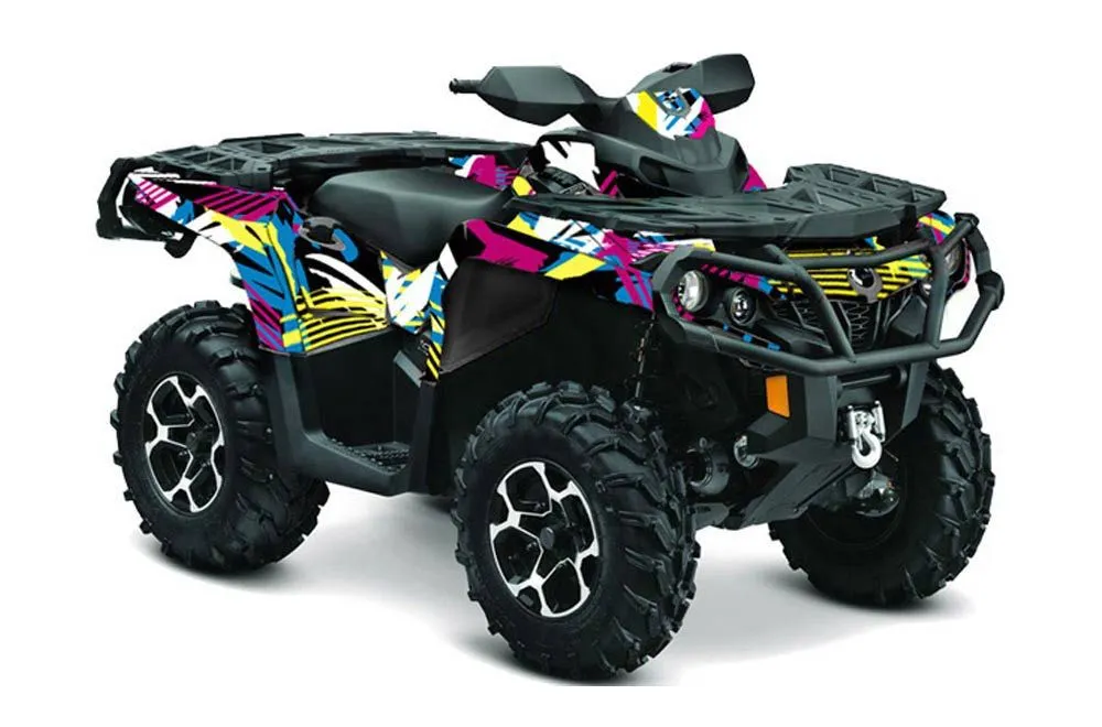 Can Am Outlander XT / DPS / SST ATV Graphic Kit - 2013-2016 Flashback
