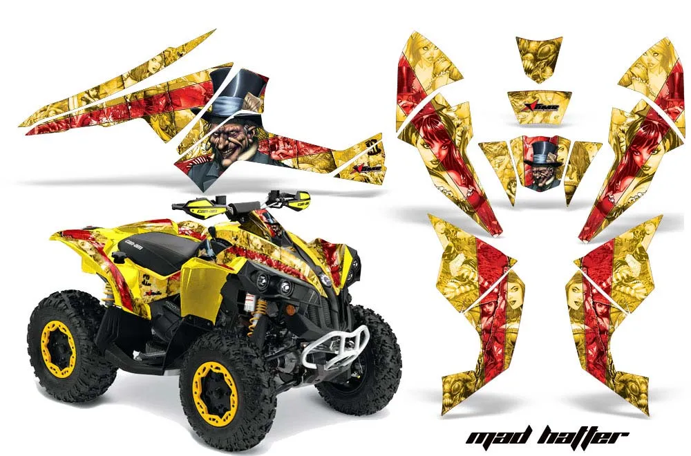 Can Am Renegade 500 / 800 / 1000 ATV Custom Graphic Kit - All Years