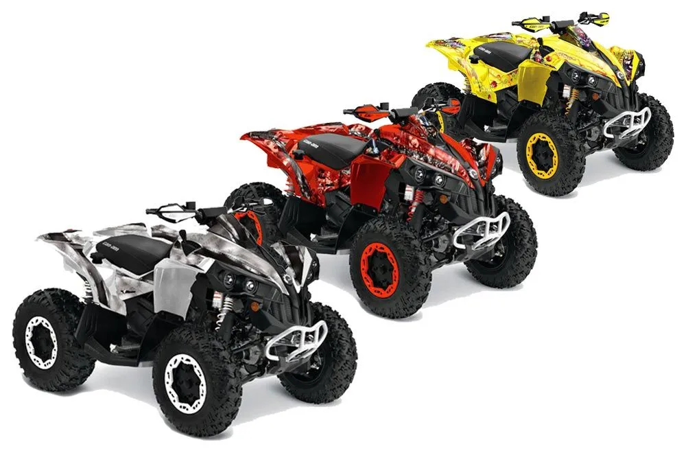 Can Am Renegade 500x/r / 800x/r ATV Custom Graphic Kit - All Years