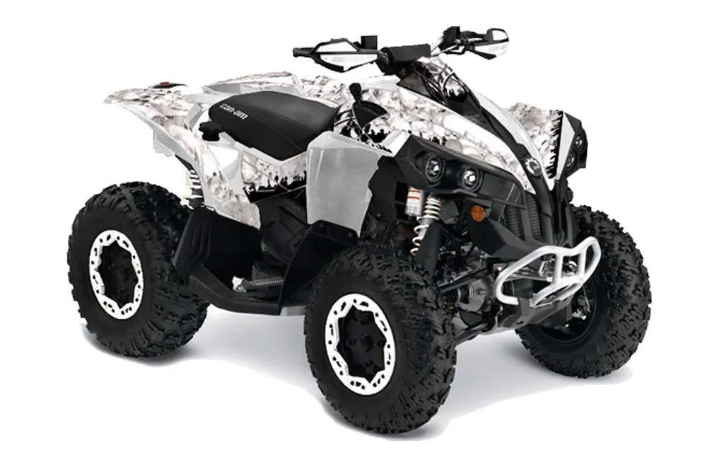 Can Am Renegade 500x/r / 800x/r ATV Graphic Kit - All Years Reaper White