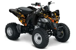 Can Am Bombardier DS250 ATV Graphic Kit - 2006-2021 Motorhead Black