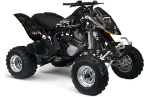 Can Am Bombardier DS650 ATV Graphic Kit - 2000-2007 Reaper Black