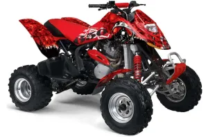 Can Am Bombardier DS650 ATV Graphic Kit - 2000-2007 Reaper Red