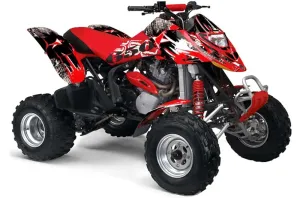 Can Am Bombardier DS650 ATV Graphic Kit - 2000-2007 Street Star Red