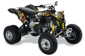 Can Am DS450 / DS450X EFI ATV Graphic Kit - 2008-2016 Motorhead Black