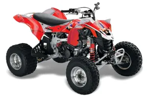 Can Am DS450 / DS450X EFI ATV Graphic Kit - 2008-2016 T Bomber Red