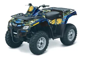 Can Am Outlander EFI 500 / 650 / 800 / 1000 ATV Graphic Kit - 2006-2011 Live After Death
