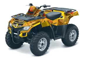 Can Am Outlander EFI 500 / 650 / 800 / 1000 ATV Graphic Kit - 2006-2011 Meltdown Red