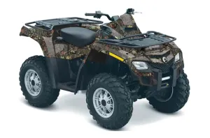 Can Am Outlander EFI 500 / 650 ATV Graphic Kit - 2012-2015 Real Camo
