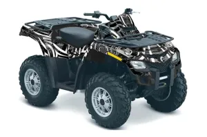 Can Am Outlander EFI 500 / 650 ATV Graphic Kit - 2012-2015 Deaden Black