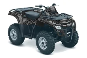 Can Am Outlander EFI 500 / 650 ATV Graphic Kit - 2012-2015 Digi Camo Black