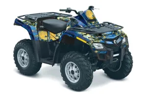 Can Am Outlander EFI 500 / 650 ATV Graphic Kit - 2012-2015 Live After Death