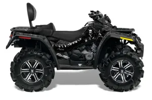 Can Am Outlander MAX 500 / 650 / 800 ATV Graphic Kit - 2006-2012 Reaper Black