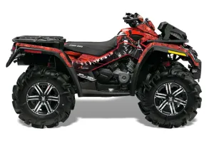 Can Am Outlander XMR 800R ATV Graphic Kit - 2006-2012 Reaper Red