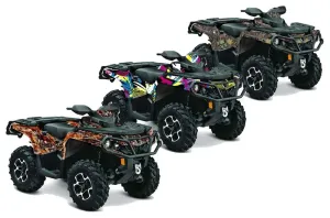 Can Am Outlander XMR / MAX / XT ATV Custom Graphic Kit - 2006-2011