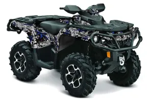 Can Am Outlander XMR / MAX / XT ATV Graphic Kit - 2006-2011 Northstar Blue