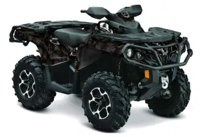 Can Am Outlander XMR / MAX / XT ATV Graphic Kit - 2006-2011 Reaper Black