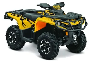 Can Am Outlander XMR / MAX / XT ATV Graphic Kit - 2006-2011 Tribe Yellow