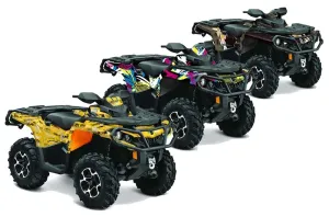 Can Am Outlander XT / DPS / SST ATV Custom Graphic Kit - 2013-2013