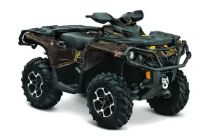 Can Am Outlander XT / DPS / SST ATV Graphic Kit - 2013-2016 Meltdown Yellow