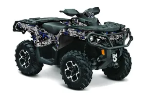 Can Am Outlander XT / DPS / SST ATV Graphic Kit - 2013-2016 Northstar Blue
