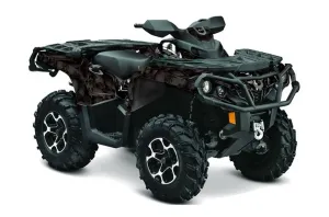 Can Am Outlander XT / DPS / SST ATV Graphic Kit - 2013-2016 Reaper Black