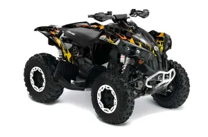 Can Am Renegade 500 / 800 / 1000 ATV Graphic Kit - All Years Motorhead Black