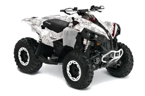 Can Am Renegade 500x/r / 800x/r ATV Graphic Kit - All Years Bone Collector White