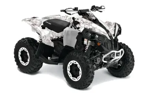 Can Am Renegade 500x/r / 800x/r ATV Graphic Kit - All Years Reaper White