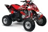 Can Am Bombardier DS650 ATV Graphic Kit - 2000-2007 Street Star Red