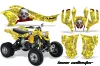 Can Am DS450 / DS450X EFI ATV Graphic Kit - 2008-2016 Bone Collector Yellow