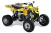 Can Am DS450 / DS450X EFI ATV Graphic Kit - 2008-2016 Ed Hardy - Love Kills Yellow
