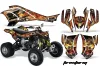Can Am DS450 / DS450X EFI ATV Graphic Kit - 2008-2016 Firestorm Black