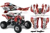 Can Am DS450 / DS450X EFI ATV Graphic Kit - 2008-2016 Mad Hatter White