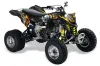 Can Am DS450 / DS450X EFI ATV Graphic Kit - 2008-2016 Motorhead Black