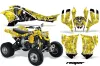 Can Am DS450 / DS450X EFI ATV Graphic Kit - 2008-2016 Reaper Yellow