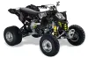 Can Am DS450 / DS450X EFI ATV Graphic Kit - 2008-2016 Silver Star - Reloaded White