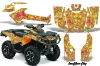 Can Am Outlander 500 / 650 / 800 / 800R / 1000 XT-P ATV Custom Graphic Kit - 2013-2016