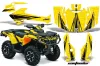 Can Am Outlander 500 / 650 / 800 / 800R / 1000 XT-P ATV Graphic Kit - 2013-2016 Contender Yellow