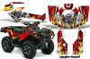 Can Am Outlander 500 / 650 / 800 / 800R / 1000 XT-P ATV Graphic Kit - 2013-2016 Motorhead Red