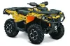 Can Am Outlander 500 / 650 / 800 / 800R / 1000 XT-P ATV Graphic Kit - 2013-2016 Silver Star - -Silverhaze Yellow