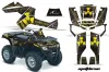 Can Am Outlander EFI 500 / 650 / 800 / 1000 ATV Custom Graphic Kit - 2006-2011