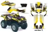 Can Am Outlander EFI 500 / 650 / 800 / 1000 ATV Custom Graphic Kit - 2006-2011