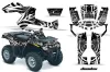 Can Am Outlander EFI 500 / 650 / 800 / 1000 ATV Graphic Kit - 2006-2011 Deaden Black