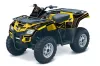 Can Am Outlander EFI 500 / 650 / 800 / 1000 ATV Graphic Kit - 2006-2011 Diamond Race Yellow
