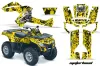 Can Am Outlander EFI 500 / 650 / 800 / 1000 ATV Graphic Kit - 2006-2011 Motor Head Yellow
