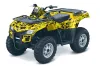 Can Am Outlander EFI 500 / 650 / 800 / 1000 ATV Graphic Kit - 2006-2011 Motor Head Yellow
